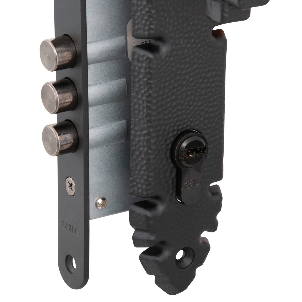 Cerradura Embutir Rustica B40man/tir Acc1/2iz