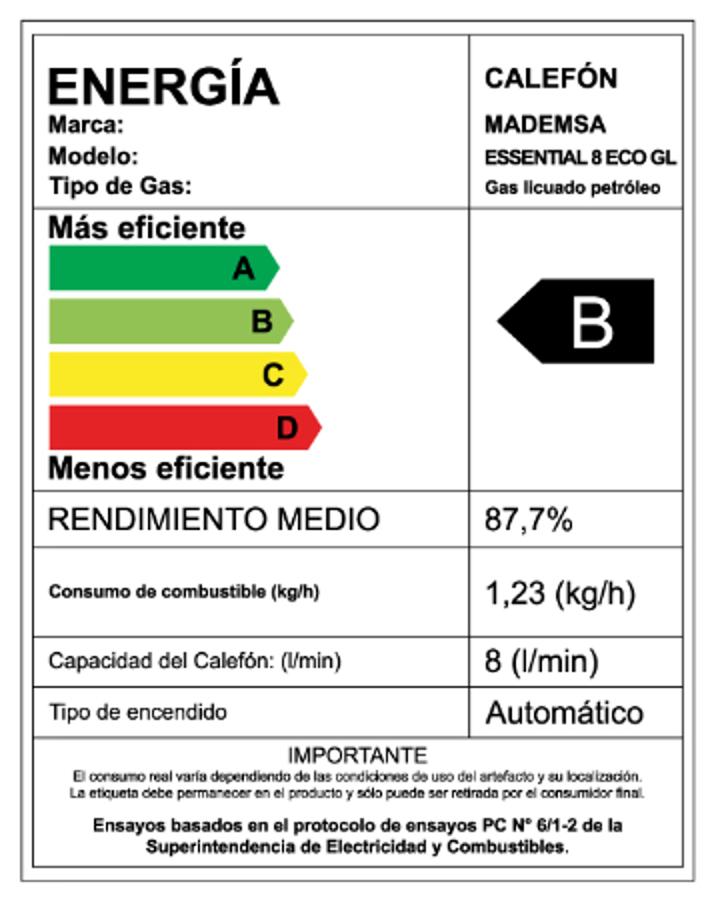 Calefon Essential 8eco