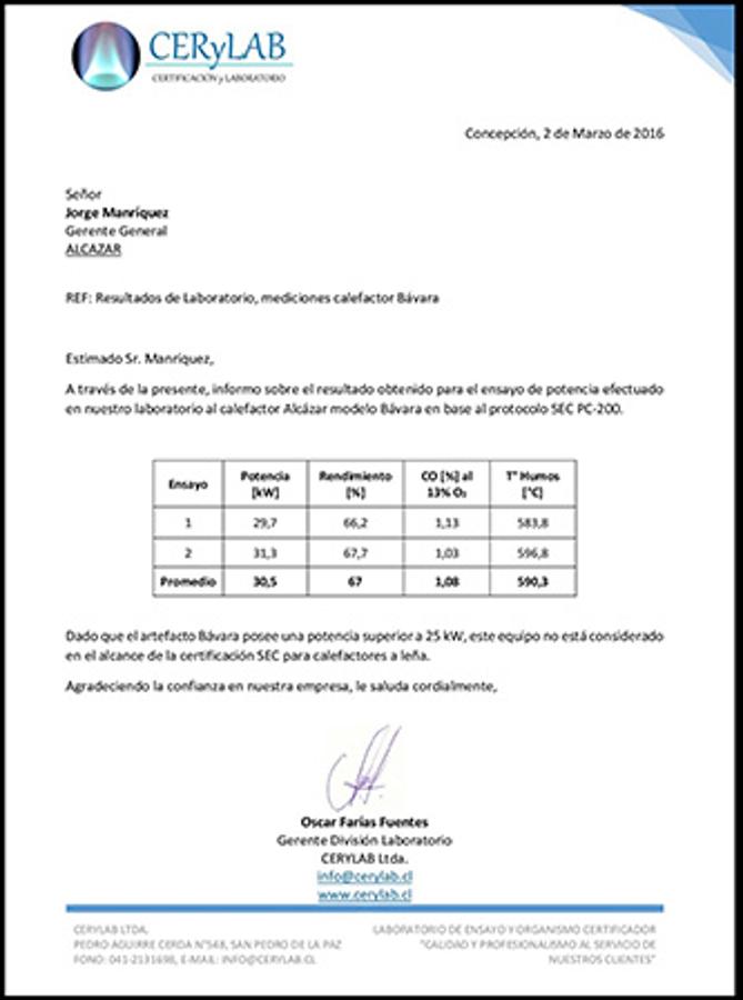 Calefactor Leña Bavara