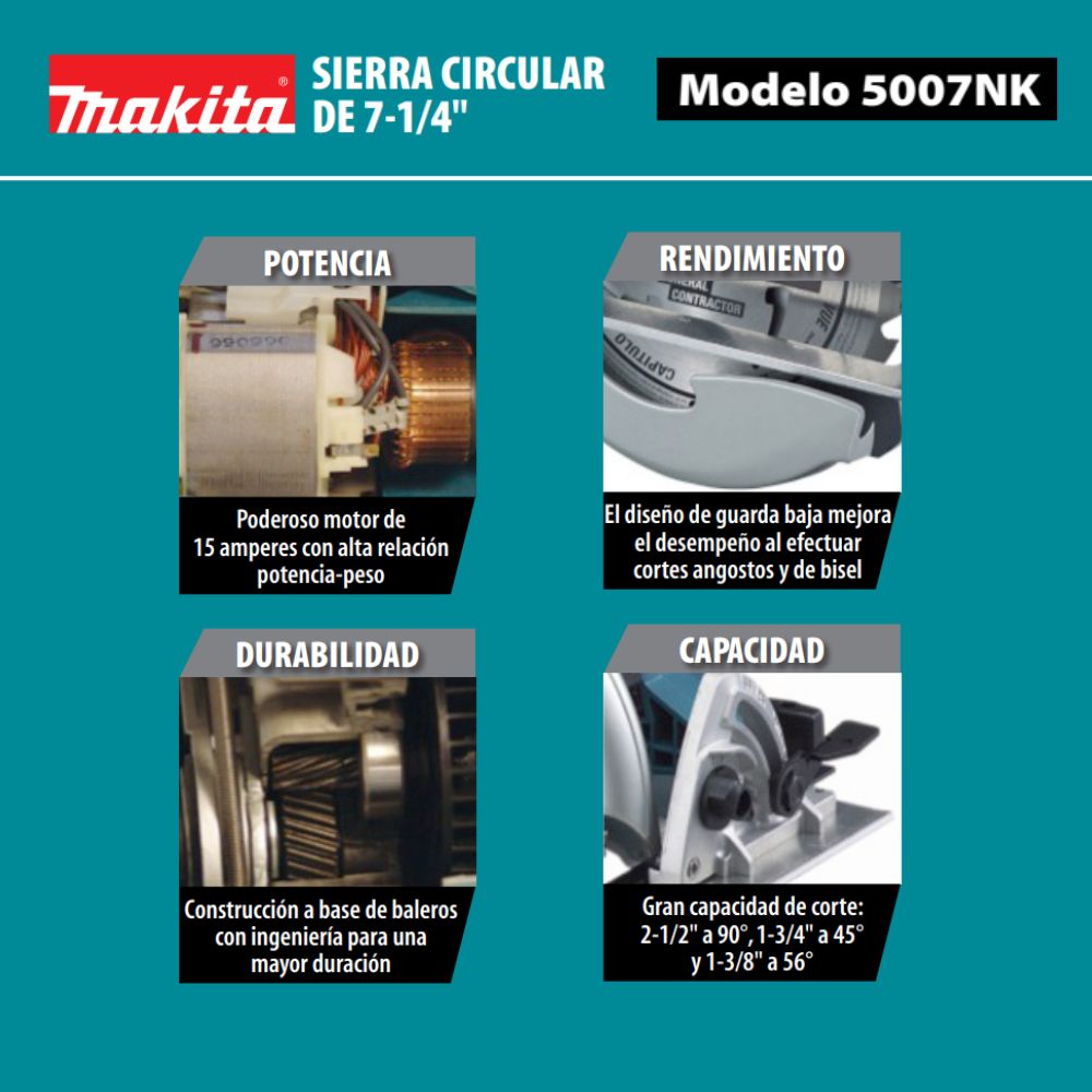Sierra Circular Makita 71/4
