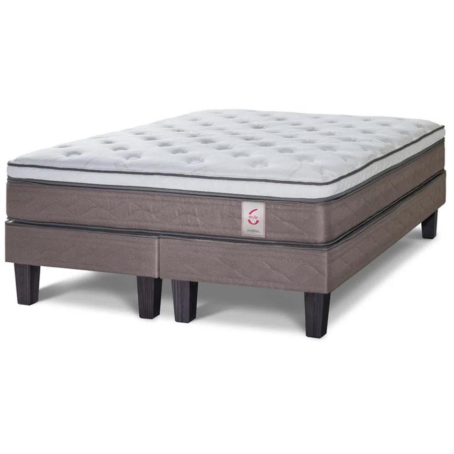 Cama Europea Rosen New Style 6 De 2 Plazas Base Dividida