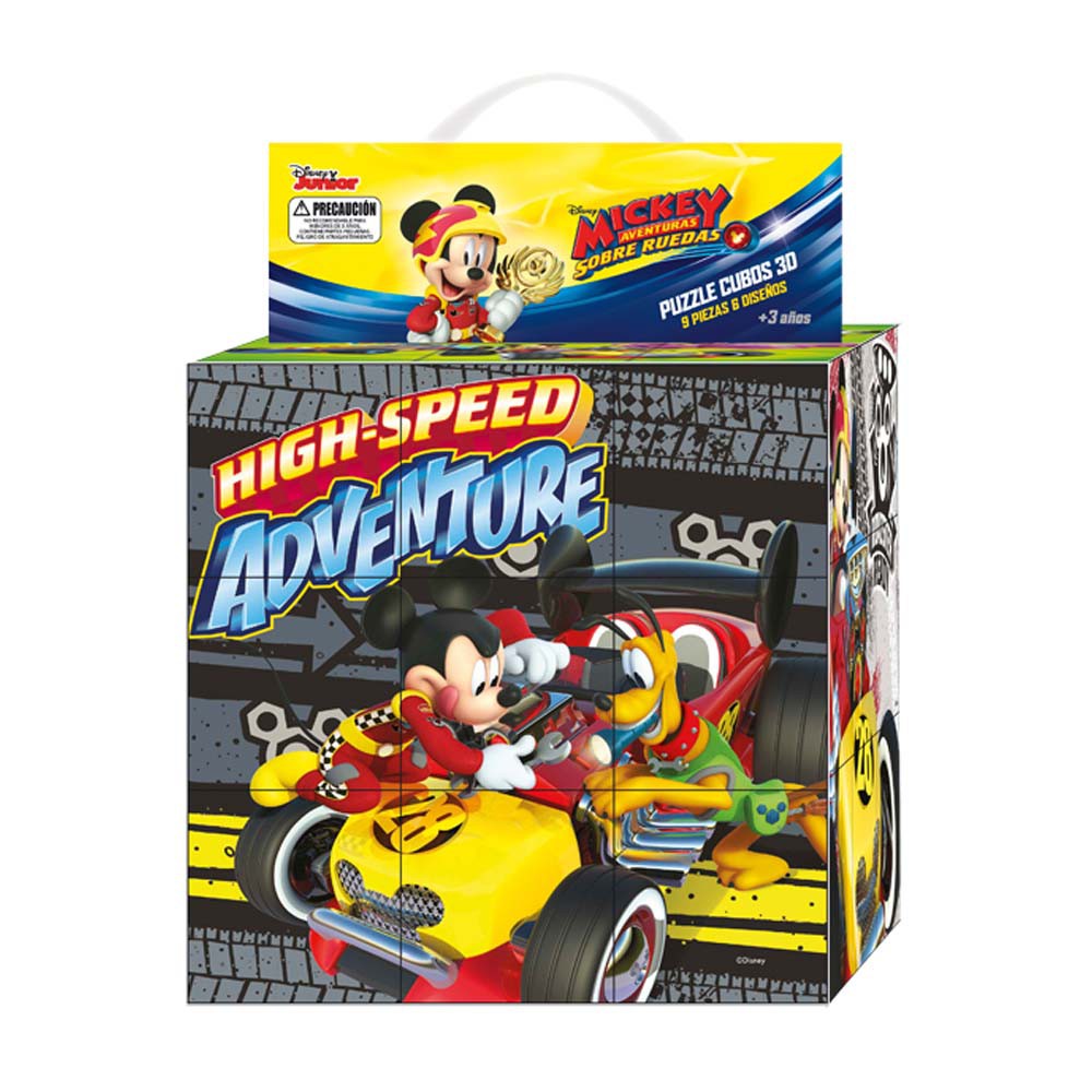 Puzzle 9 Cubos 3d Mickey