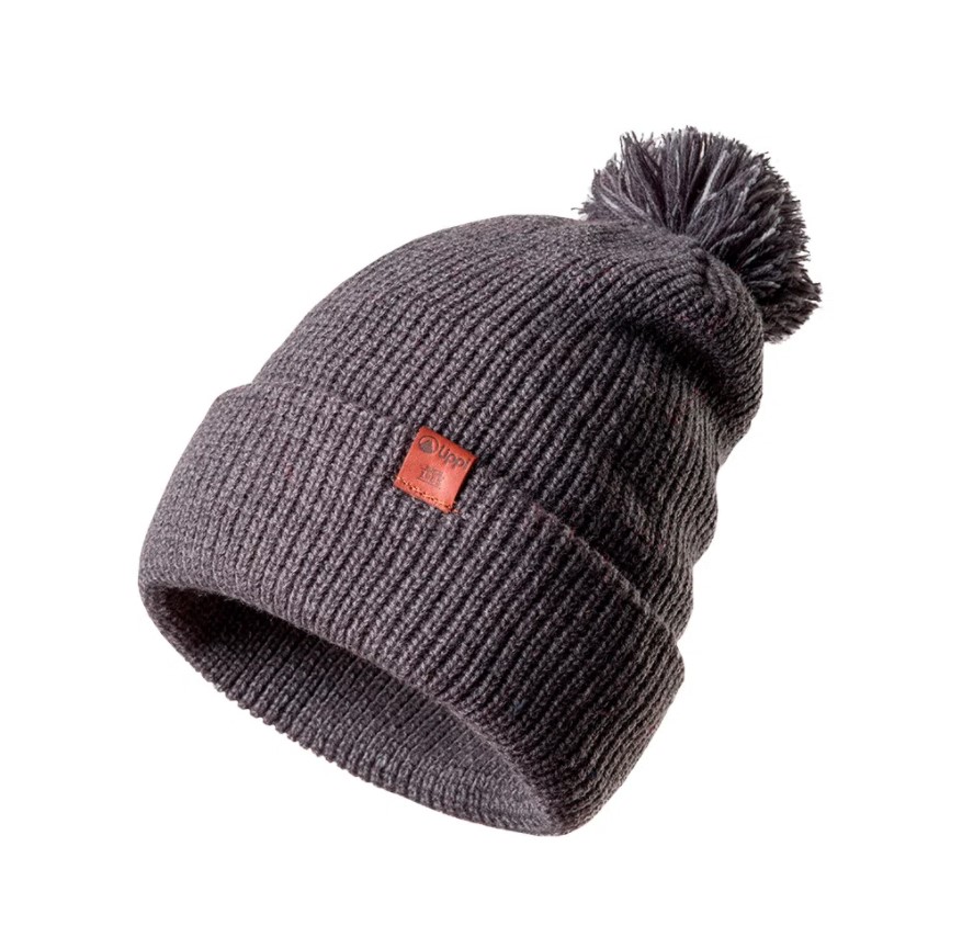 Gorro Fly Line Pom Gris Oscuro S/m