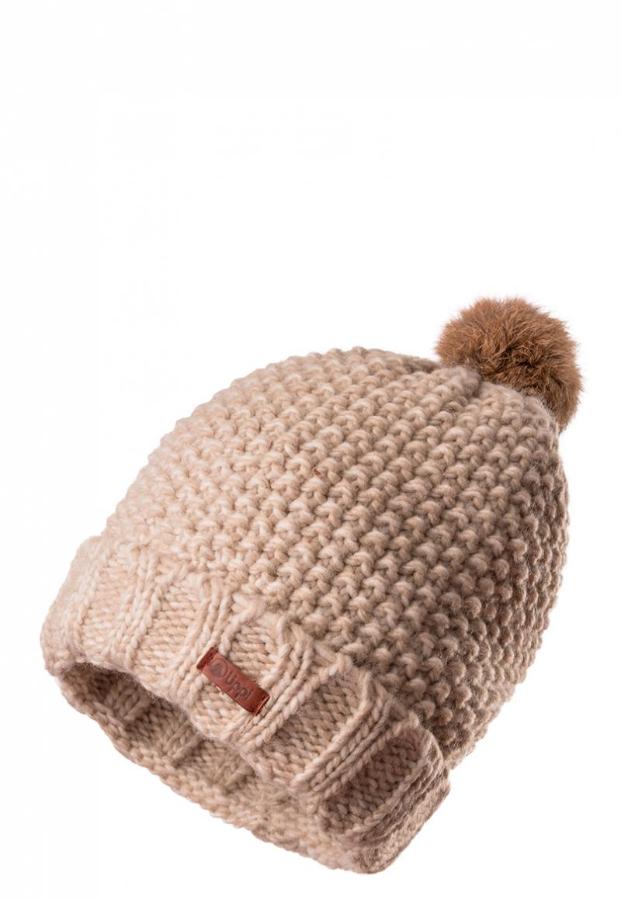 Gorro Fly Line Pom Beige S/m