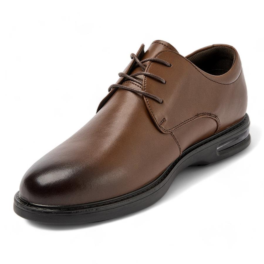 Zapato Casual Hombre 16 Hrs Cuero Moro