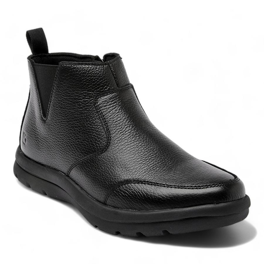 Botin Casual Hombre 16Hrs Cuero Negro