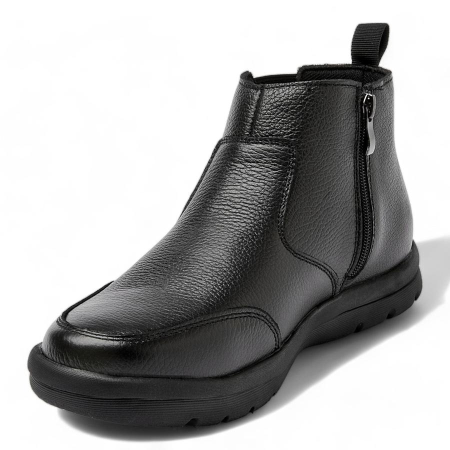 Botin Casual Hombre 16Hrs Cuero Negro