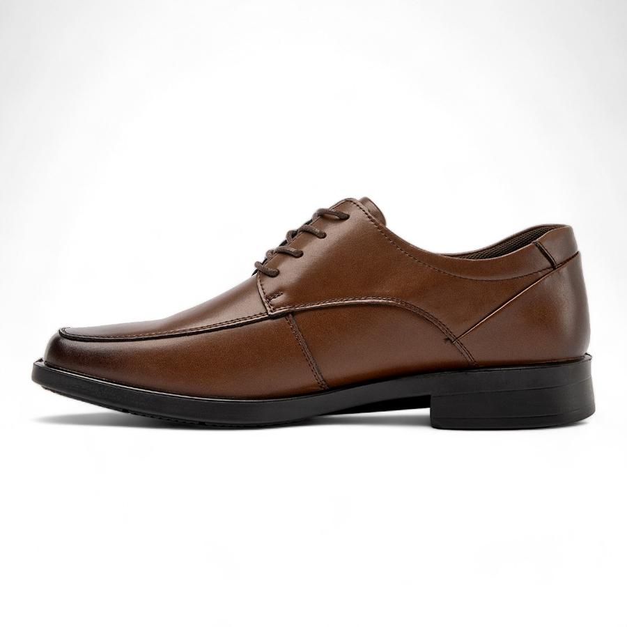 Zapato Casual Hombre 16 Hrs Cuero Moro