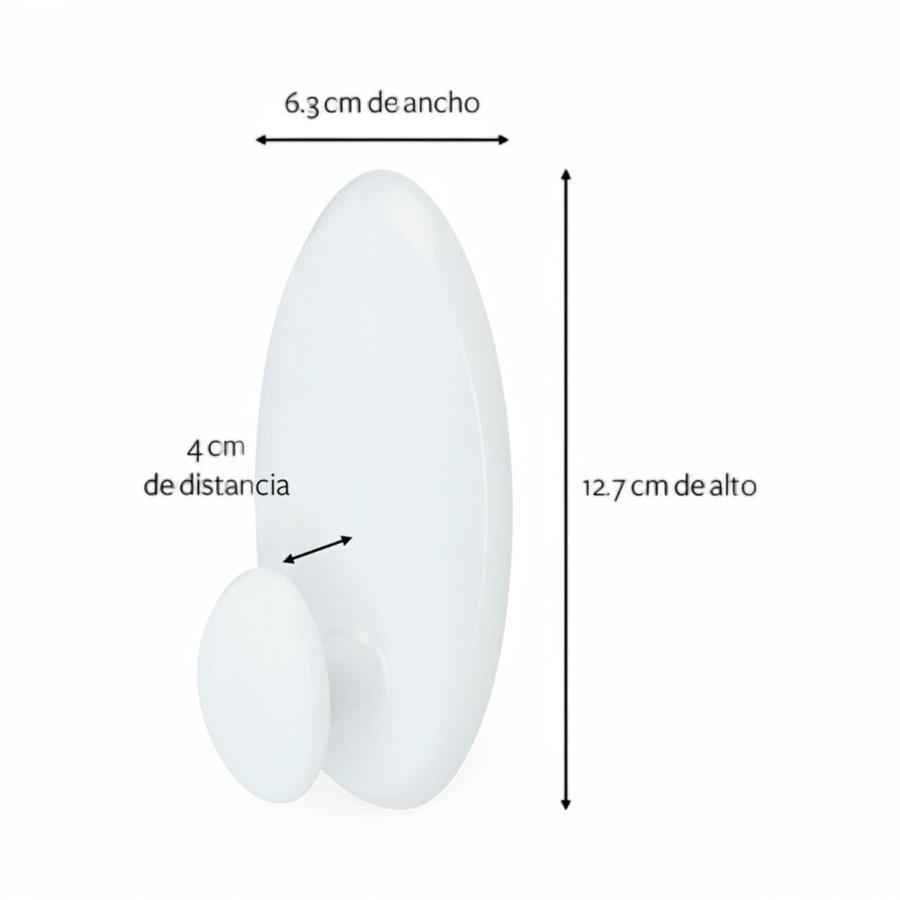 Gancho Para Baño 3M Command 3X10X17Cm Blanco