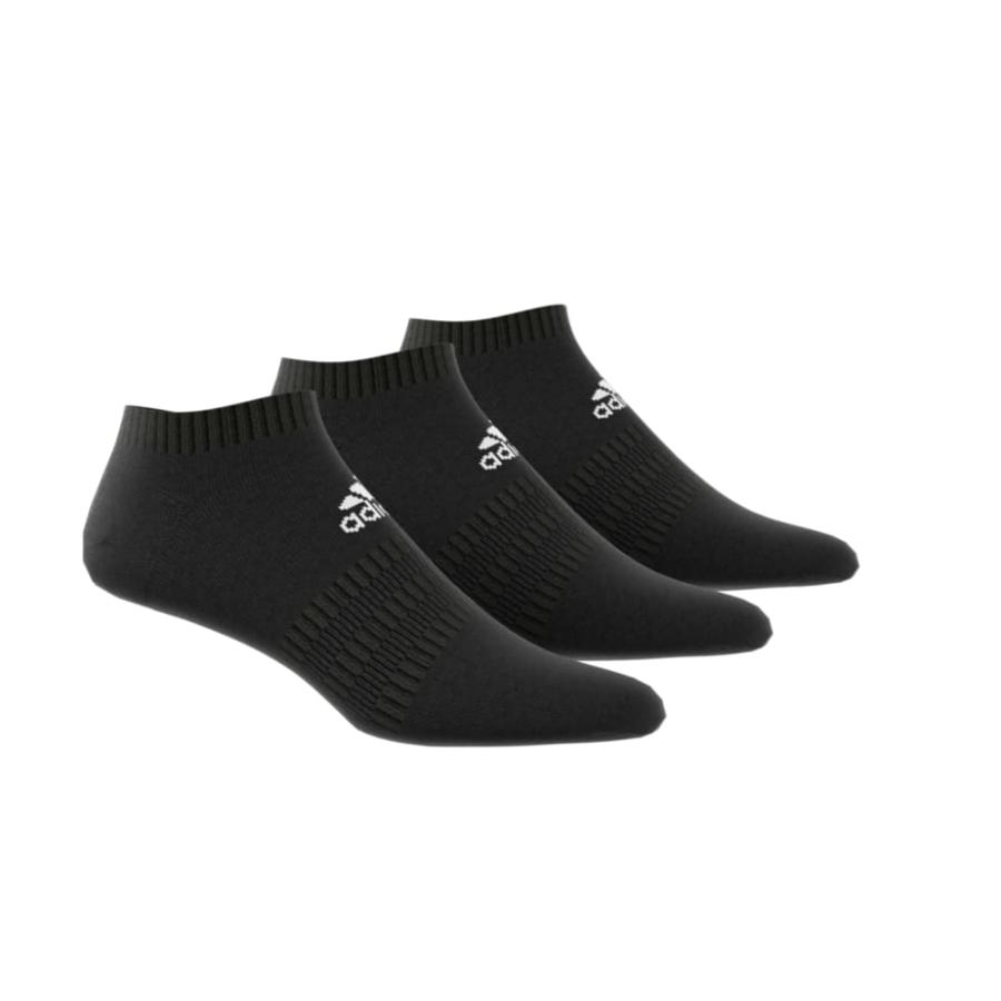 Calcetines Tobilleros Unisex Acolchados 3 Pares Negro
