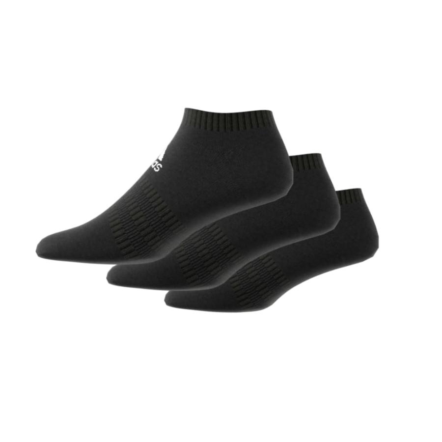 Calcetines Tobilleros Unisex Acolchados 3 Pares Negro