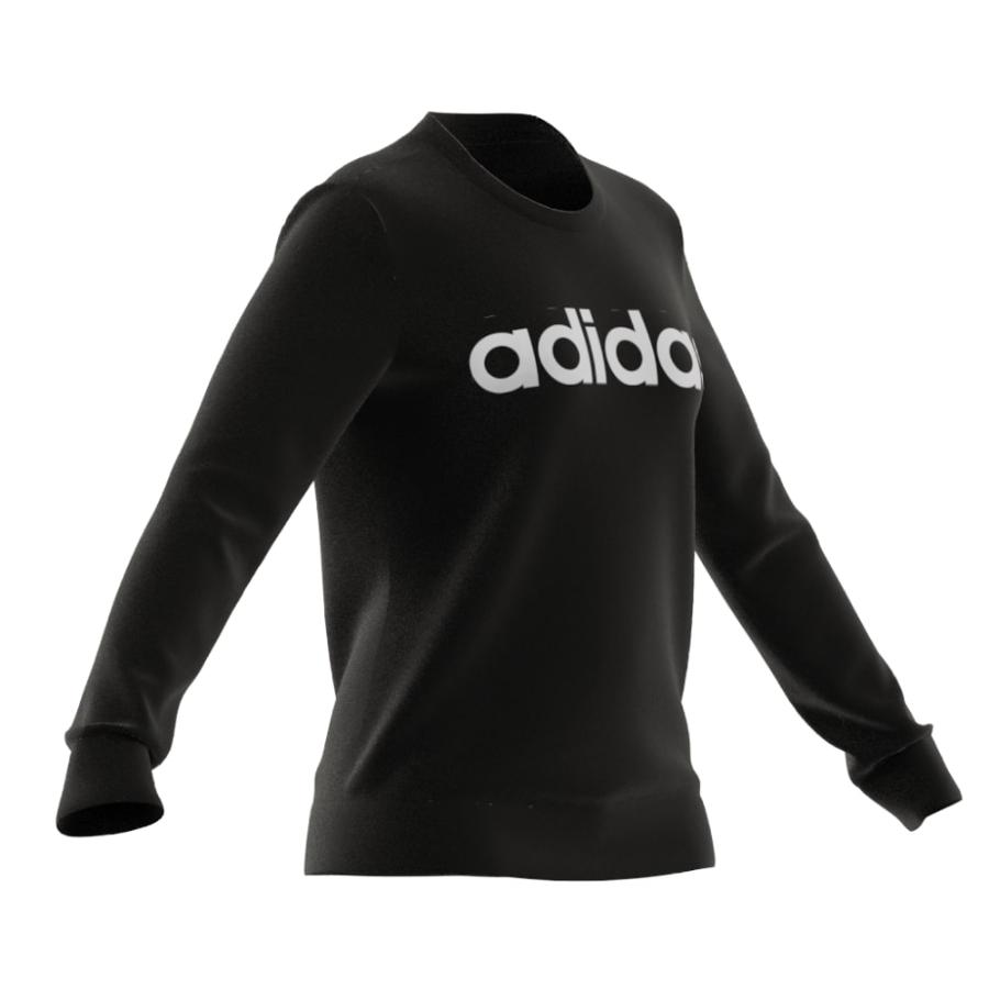 Polerón Adidas Essentials Logo Mujer Negro