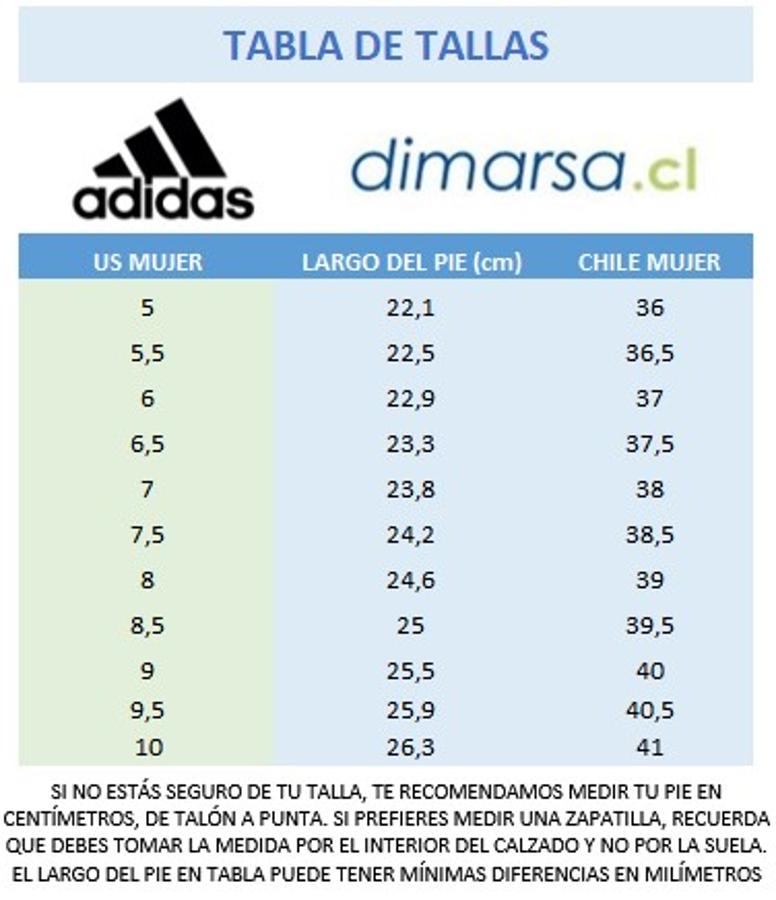 Tabla de tallas adidas argentina 2025