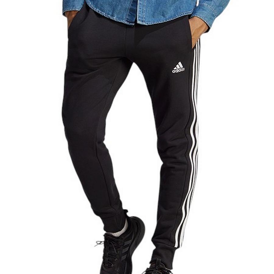 Pantalón Deportivo Essentials 3 Tiras Hombre Adidas Negro