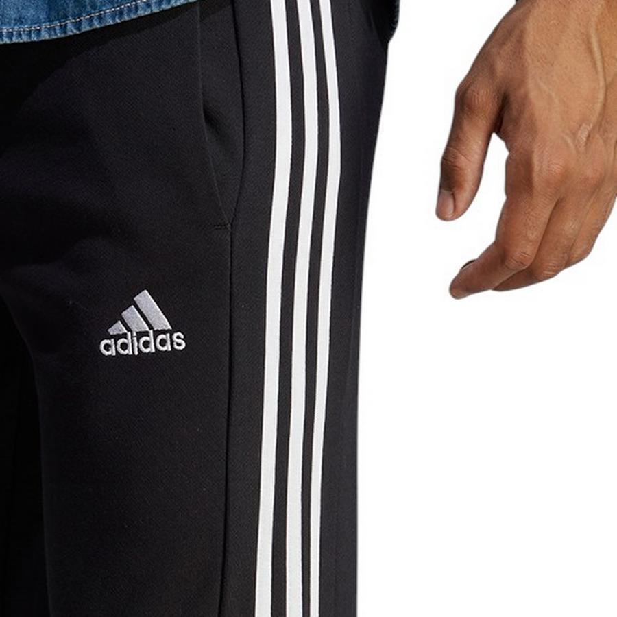 Pantalón Deportivo Essentials 3 Tiras Hombre Adidas Negro