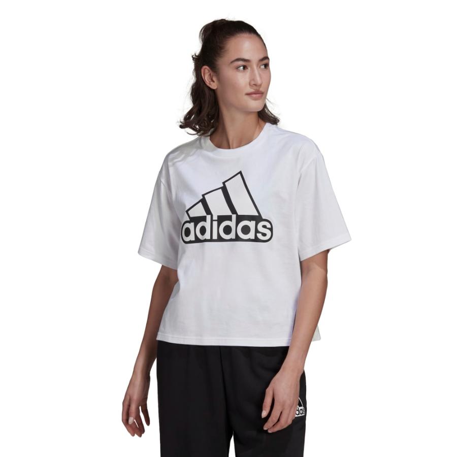 Polera Adidas Essentials Boxy Mujer Blanco