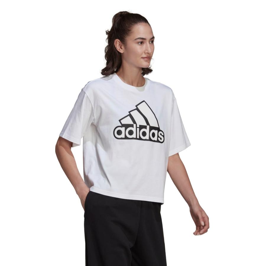 Polera Adidas Essentials Boxy Mujer Blanco