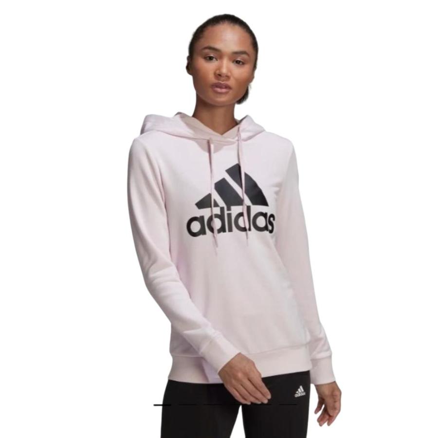 Poleron Adidas Essentials Logo Estampado Oversize Mujer