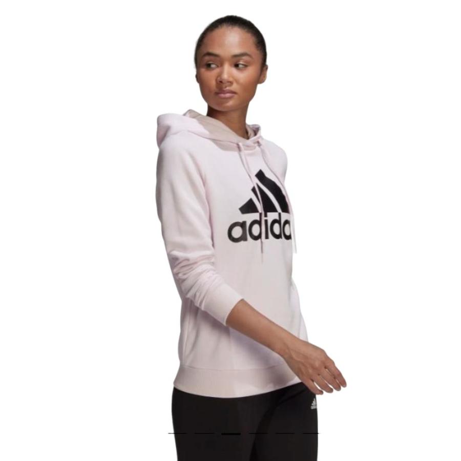 Poleron Adidas Essentials Logo Estampado Oversize Mujer