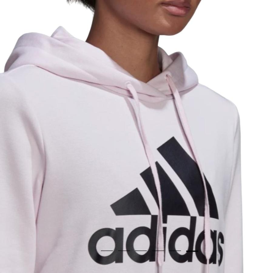 Poleron Adidas Essentials Logo Estampado Oversize Mujer