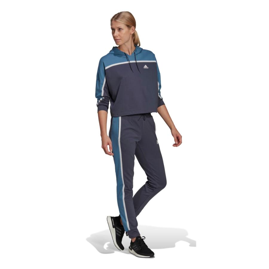 Conjunto Deportivo Adidas Subtle Block Mujer Azul