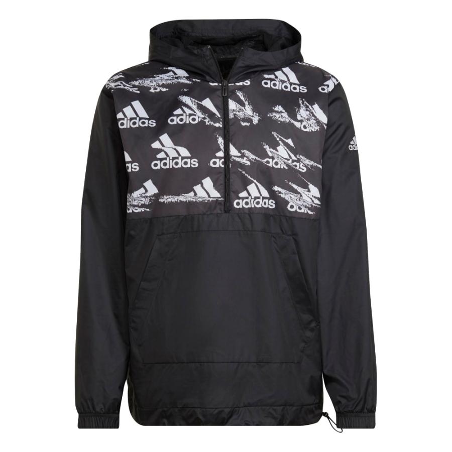 Corta Viento Adidas Essentials Brandlove Woven Hombre Negro