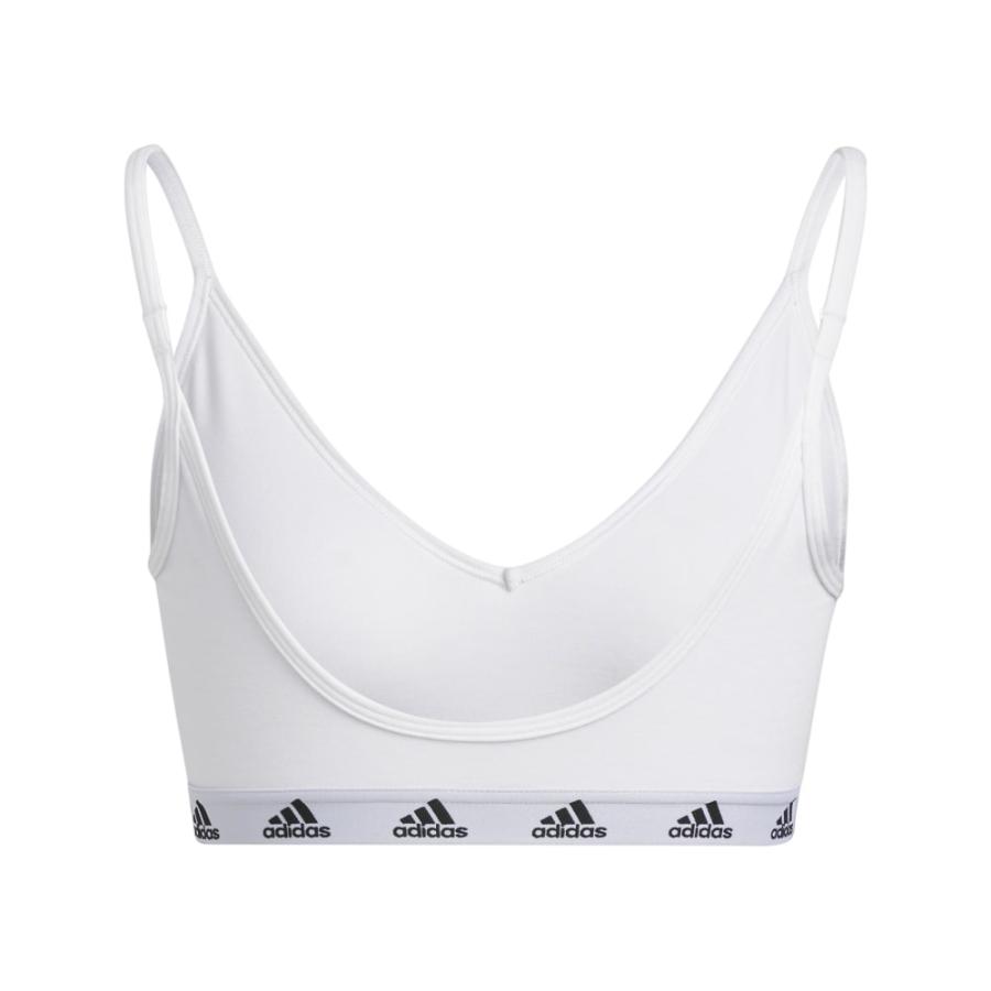 Top Deportivo Adidas Purebare Soporte Ligero Mujer Blanco