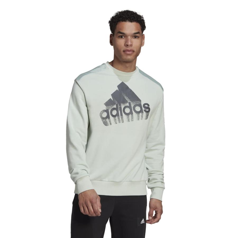 Polerón Unisex Adidas Essentials Brand Love Gris