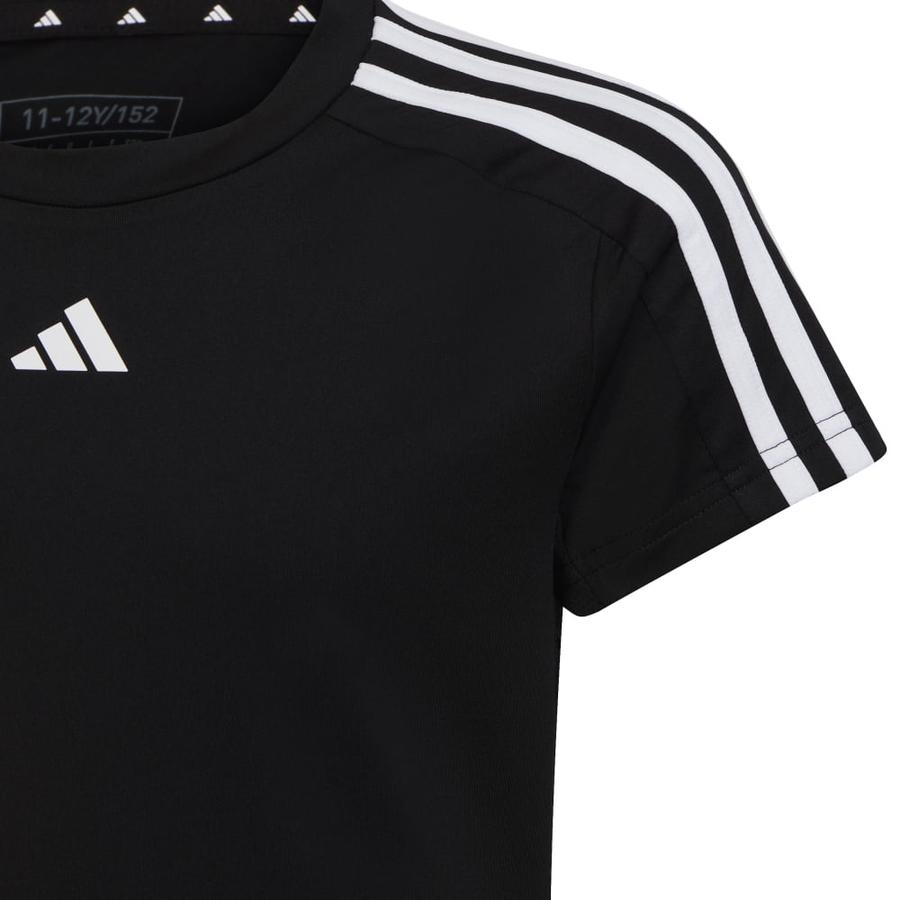 Polera Niña Essentials Aeroready 3 Tiras Negro
