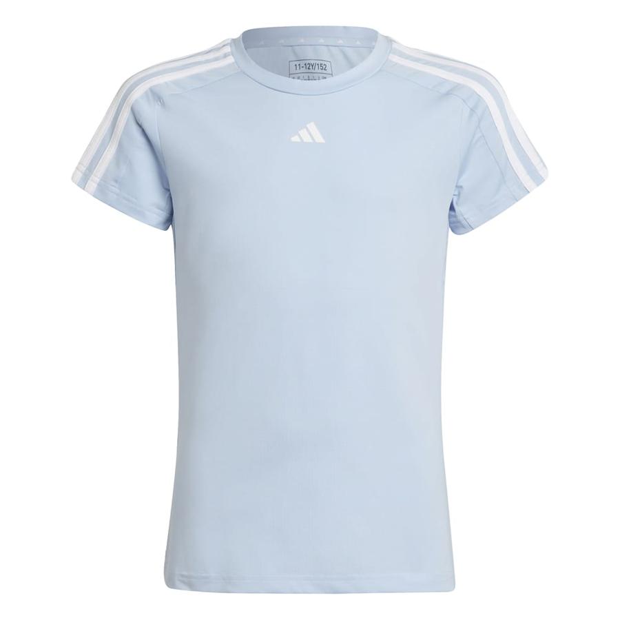 Polera Mujer Adidas Train Essentials 3 Tiras Celeste