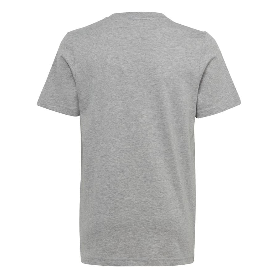 Polera Infantil Unisex Adidas Essentials Logo Gris