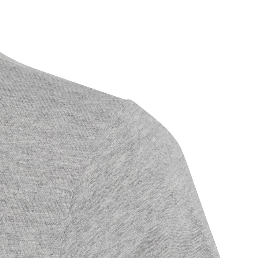 Polera Infantil Unisex Adidas Essentials Logo Gris