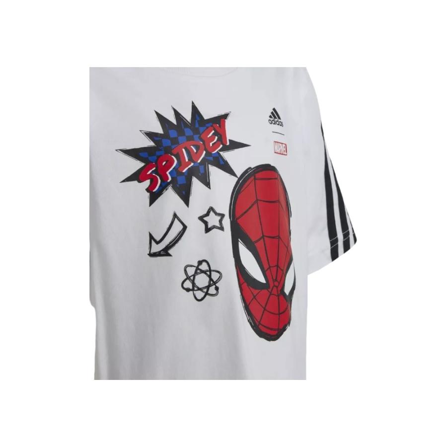 Polera Niño Adidas Marvel Spider-Man Blanco