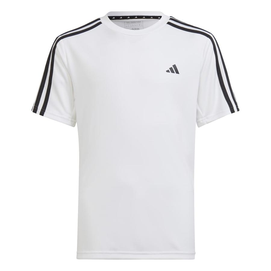 Polera Niño Adidas Essentials 3 Tiras Blanco