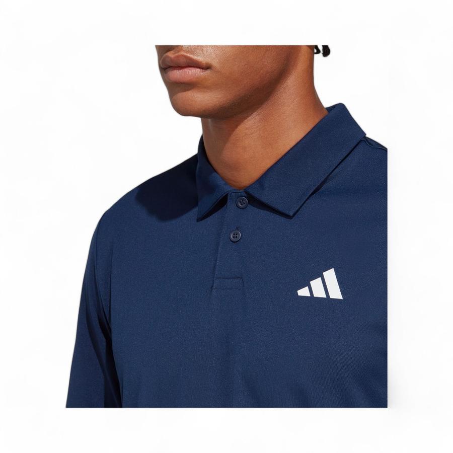 Polera Polo Hombre Adidas Club Tenis Manga Corta Azul