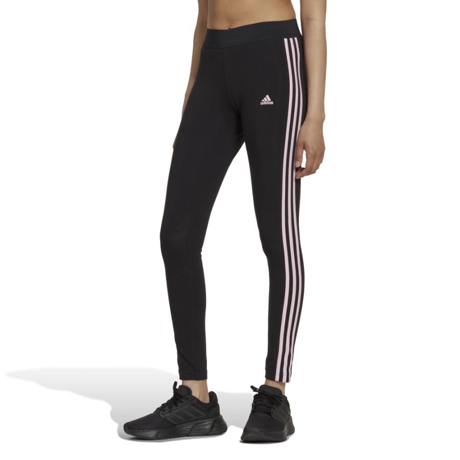 Calza Mujer Adidas Essentials 3 Tiras Negro