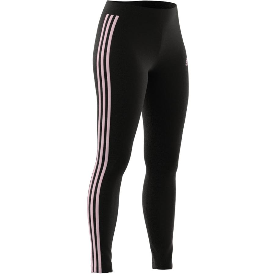Calza Mujer Adidas Essentials 3 Tiras Negro