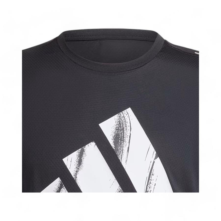 Polera Deportiva Hombre Adidas Brand Love Manga Larga Negro