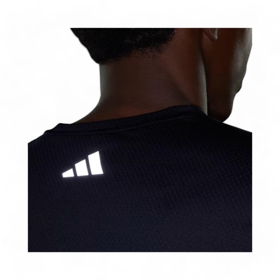 Polera Deportiva Hombre Adidas Brand Love Manga Larga Negro