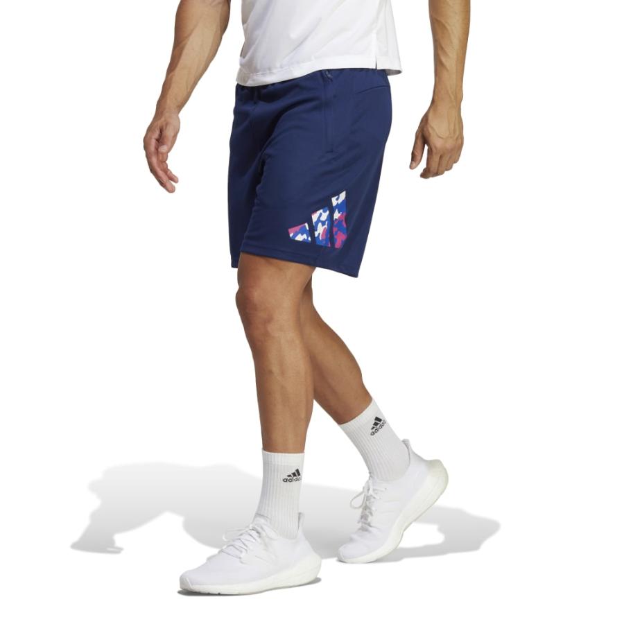 Short Deportivo Hombre Adidas Train Essentials Seasonal Azul