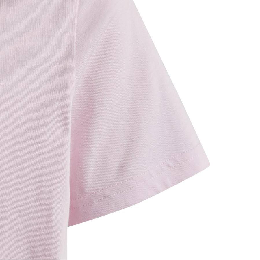 Polera Infantil Unisex Dos Colores Logo Grande Rosado