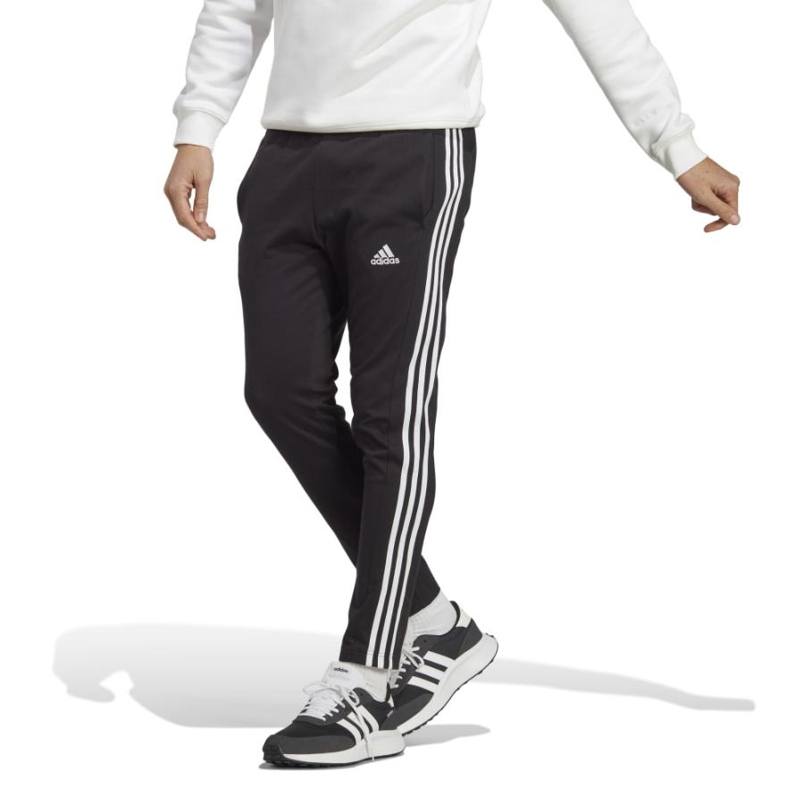 Pantalon Deportivo Adidas Hombre Essentials 3 Tiras Negro