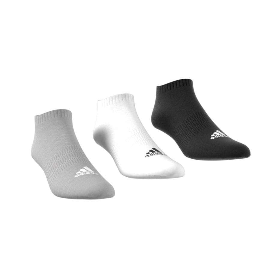 Calcetines Adidas Al Tobillo Delgados 3 Pares Multicolor