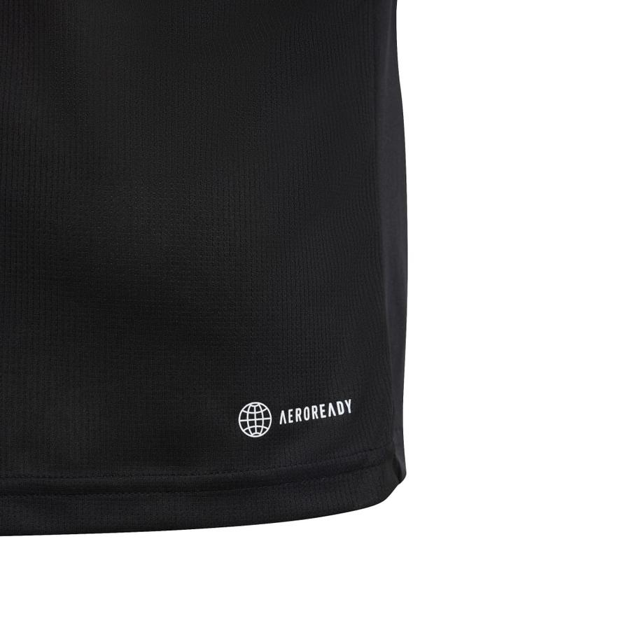 Polera Infantil Unisex Adidas Essentials Logo Negro