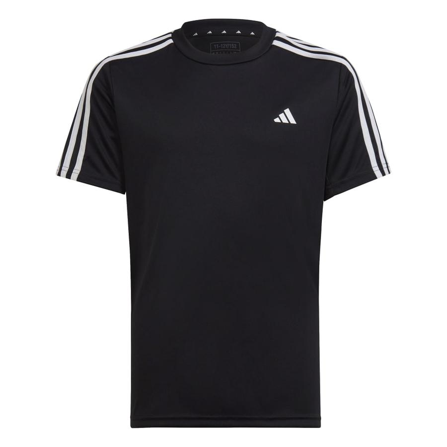 Polera Niño Adidas Essentials 3 Tiras Negro