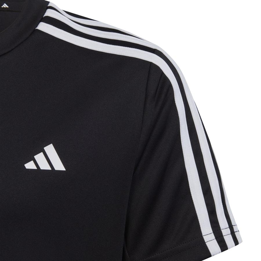 Polera Niño Adidas Essentials 3 Tiras Negro