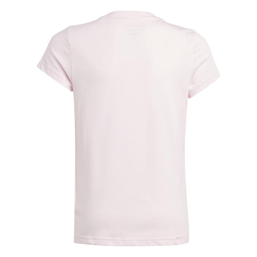 Polera Niña Adidas Essentials Logo Grande Rosado