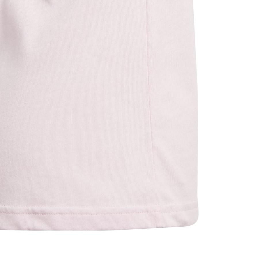 Polera Niña Adidas Essentials Logo Grande Rosado