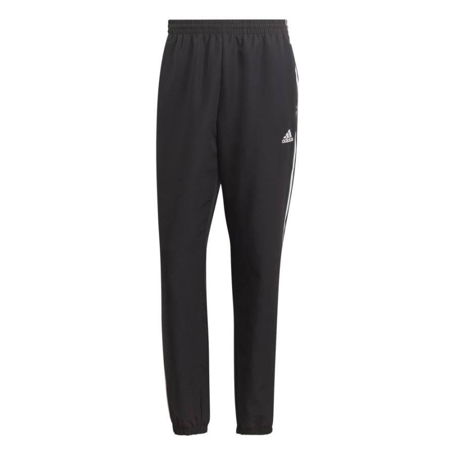Buzo Deportivo Hombre Adidas Tejido 3 Tiras Negro