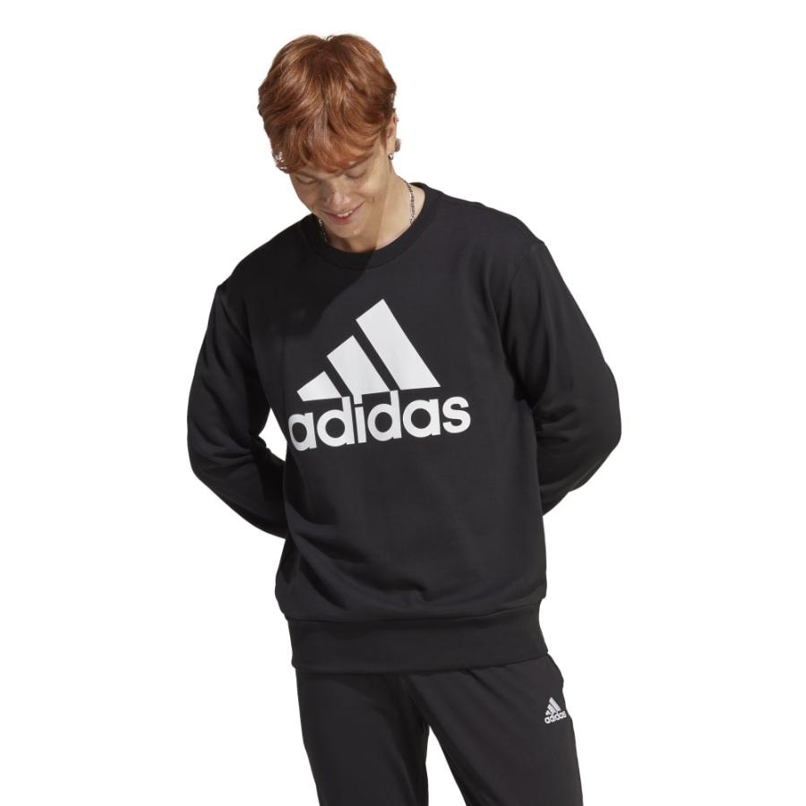Sudadera Deportiva Hombre Essentials French Terry Negro